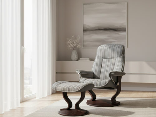 Nagibni počivalnik Princ elegantna tkanina - eksponat