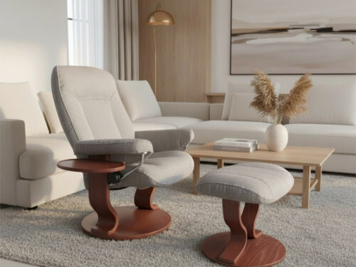 Nagibni počivalnik Princ elegantna tkanina- eksponat